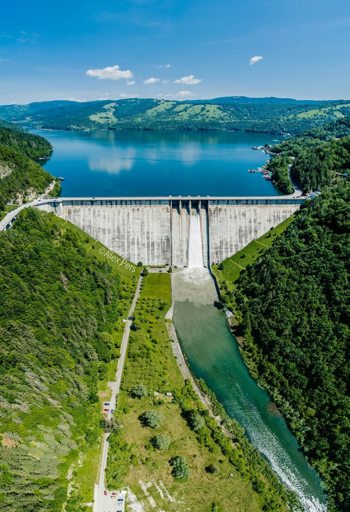 Hydro turbine installation team